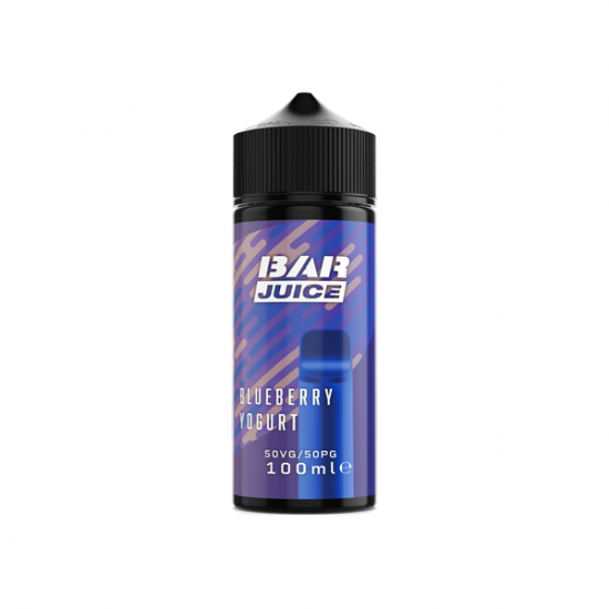 Bar Juice 100ml Shortfill 0mg (50VG/50PG) - Flavour: Blueberry Yogurt