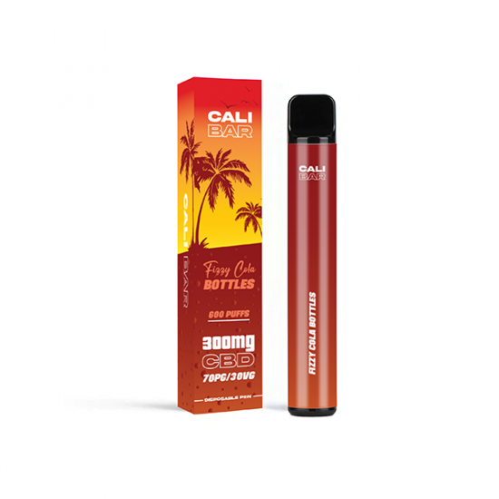 CALI BAR C600 300mg CBD Disposable Vape Device 600 Puffs - Flavour: Fizzy Cola Bottles