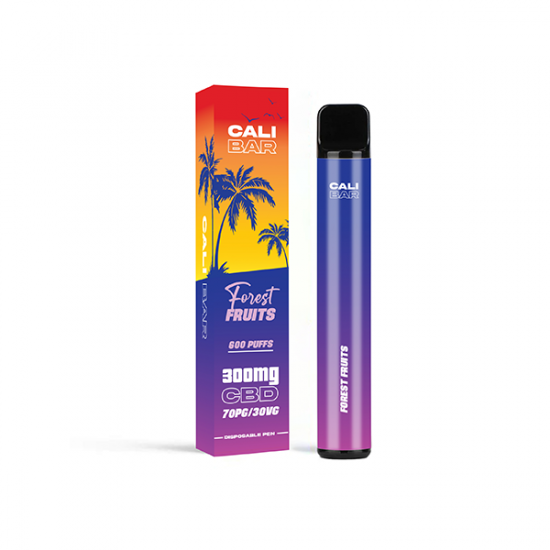 CALI BAR C600 300mg CBD Disposable Vape Device 600 Puffs - Flavour: Forest Fruits