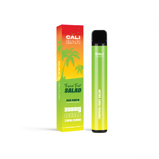 CALI BAR C600 300mg CBD Disposable Vape Device 600 Puffs - Flavour: Tropical Fruit Salad