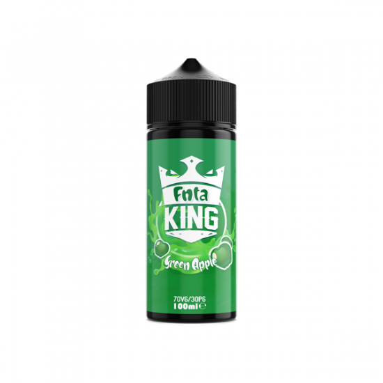 FNTA King 100ml Shortfill 0mg (70VG/30PG) - Flavour: Green Apple