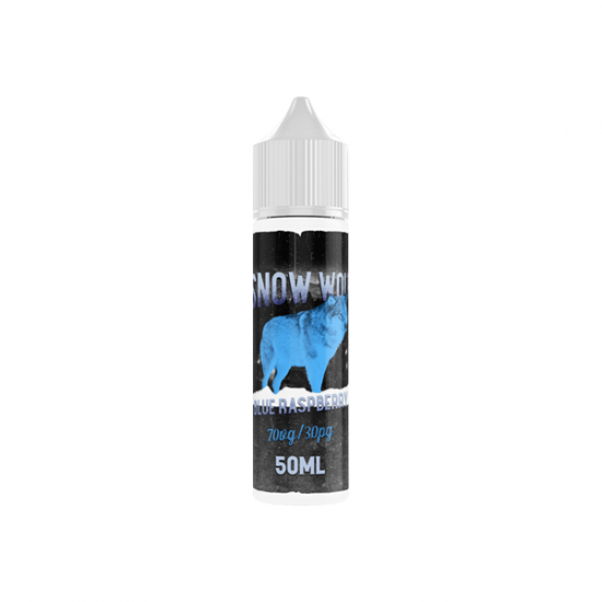 Snow Wolf 50ml Shortfill 0mg (70VG/30PG) - Flavour: Blue Raspberry