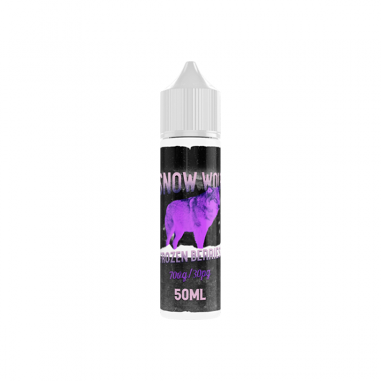 Snow Wolf 50ml Shortfill 0mg (70VG/30PG) - Flavour: Frozen Berries