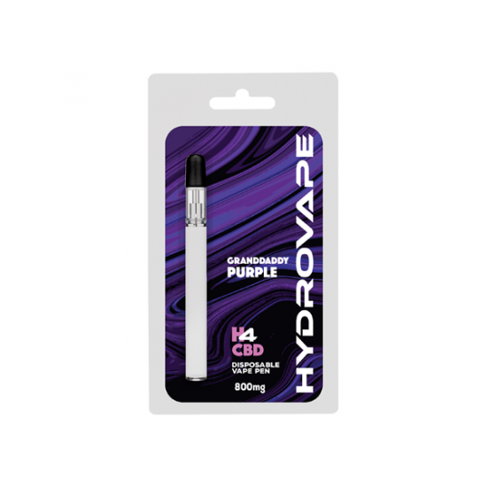 Hydrovape 800mg H4 CBD Disposable Vape Pen - Flavour: Granddaddy Purple