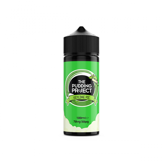 0mg Pudding Project E-liquid Shortfill 100ml (70VG/30PG) - Flavour: Keylime Pie