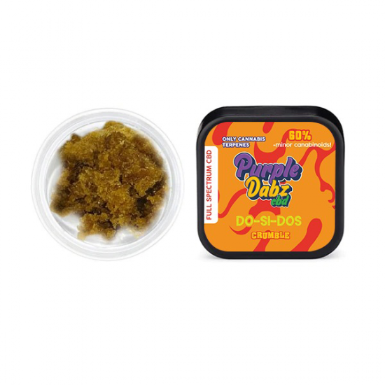 Purple Dank 60% Full Spectrum Crumble - 0.5g (BUY 1 GET 1 FREE) - Flavour: DO-SI-DOS