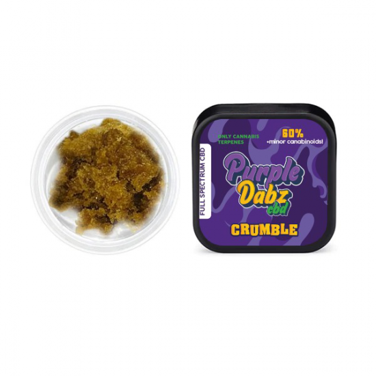 Purple Dank 60% Full Spectrum Crumble - 1.0g (BUY 1 GET 1 FREE) - Flavour: Original