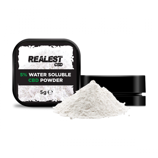 Realest CBD 5% Water Soluble CBD Powder (BUY 1 GET 1 FREE) - Quantity: 5g