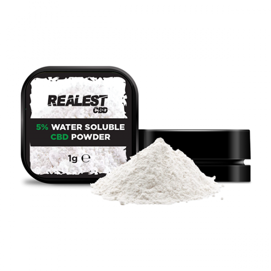 Realest CBD 5% Water Soluble CBD Powder (BUY 1 GET 1 FREE) - Quantity: 1g