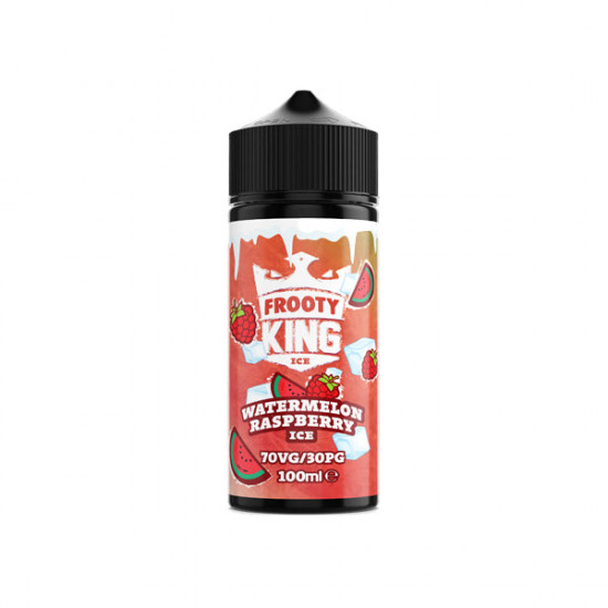 Frooty King Ice 100ml Shortfill 0mg (70VG/30PG) - Flavour: Watermelon Raspberry