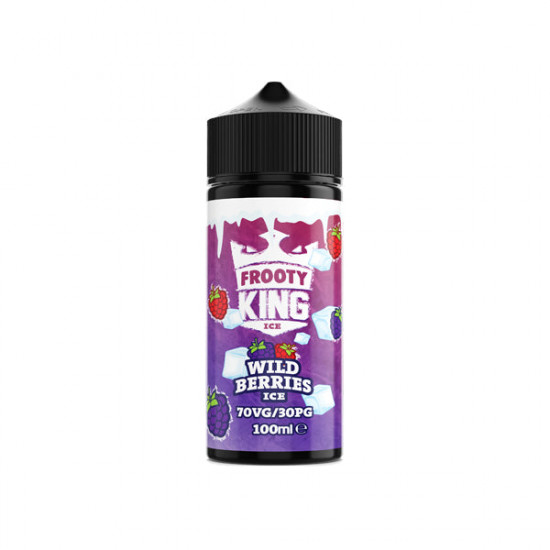 Frooty King Ice 100ml Shortfill 0mg (70VG/30PG) - Flavour: Wild Berries