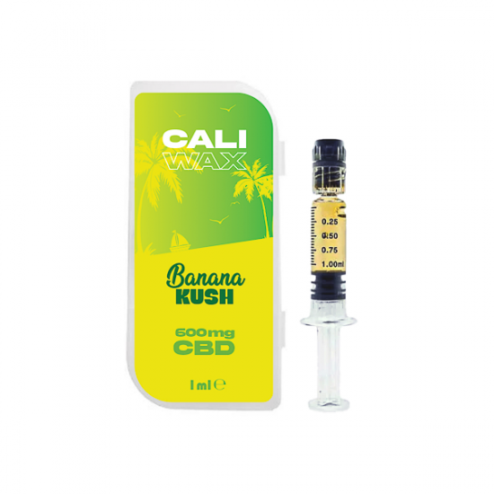 CALI Wax 600mg Full Spectrum CBD - 1ml - Flavour: Banana Kush