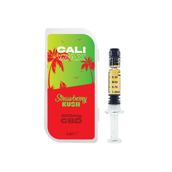 CALI Wax 600mg Full Spectrum CBD - 1ml - Flavour: Strawberry Kush