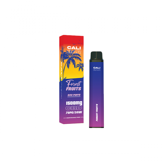 Cali Co 1500mg CBD Disposable Vape - 3000 puffs - Flavour: Forest Fruits