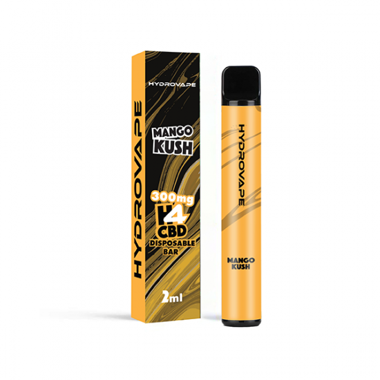 Hydrovape 300mg H4 CBD Disposable Vape Bar - 2ml - Flavour: Mango Kush