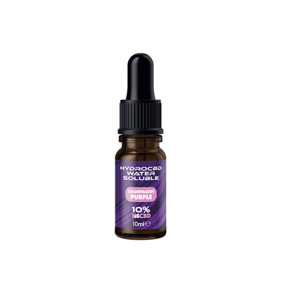 Hydrovape 10% Water Soluble H4-CBD Extract - 10ml - Flavour: Grandaddy Purple