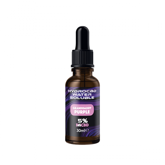 Hydrovape 5% Water Soluble H4-CBD Extract - 30ml - Flavour: Grandaddy Purple