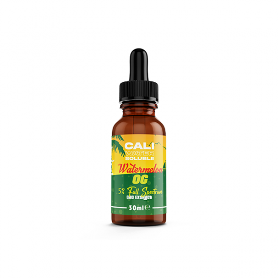 CALI 5% Water Soluble Full Spectrum CBD Extract - Original 30ml - Flavour: Watermelon OG