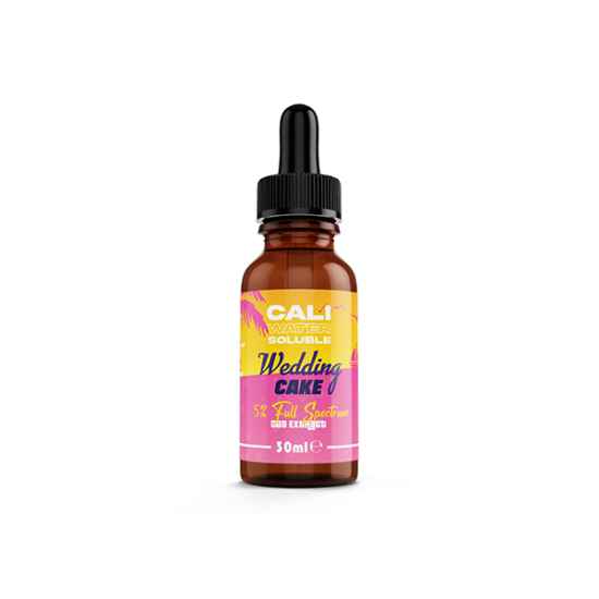 CALI 5% Water Soluble Full Spectrum CBD Extract - Original 30ml - Flavour: Wedding Cake