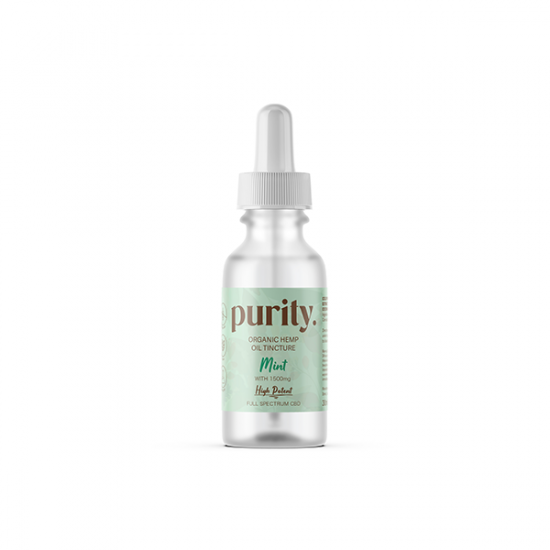 Purity 1500mg Full-Spectrum High Potency CBD Hemp Oil 30ml - Flavour: Mint