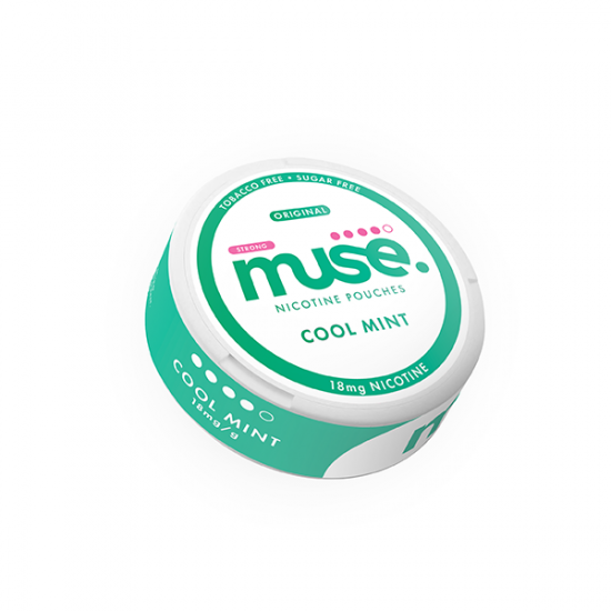 18mg Muse Nicotine Pouches - 20 Pouches - Flavour: Cool Mint