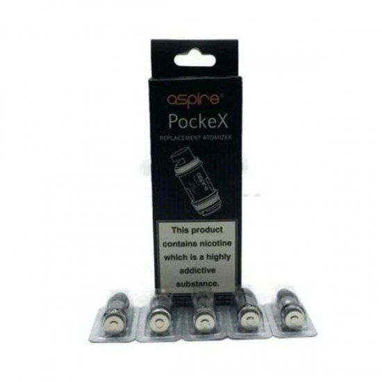 Aspire PockeX 0.6 / 1.2 Ohm Coil - Resistance: 1.2 Ohm