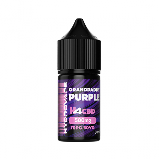 Hydrovape 500mg H4 CBD E-liquid 30ml (70VG/30PG) - Flavour: Grand Daddy Purple