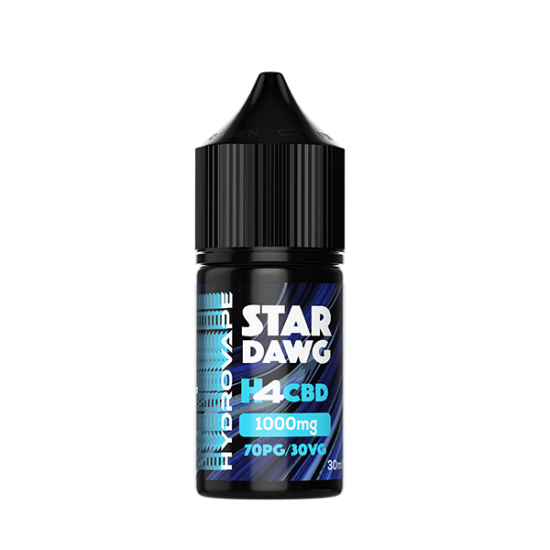 Hydrovape 1000mg H4 CBD E-liquid 30ml (70VG/30PG) - Flvaour: Star Dawg